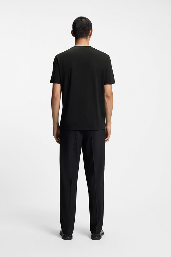 ΜΠΛΟΥΖΑ T-SHIRT HUGO - 001 ΜΑΥΡΟ